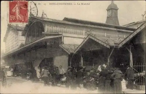 Ak Bois Colombes Hauts de Seine, Le Marche