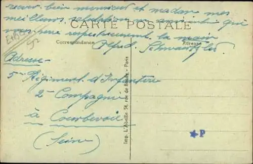 Ak Courbevoie Hauts de Seine, Rue de Bezons