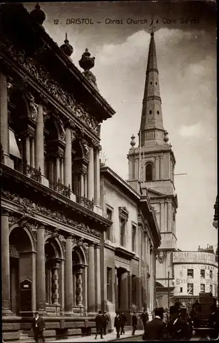 Ak Bristol South West England, Christ Church, Corn Street