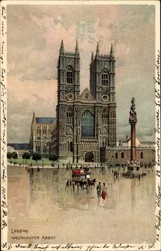 Litho London City, Westminster Abbey