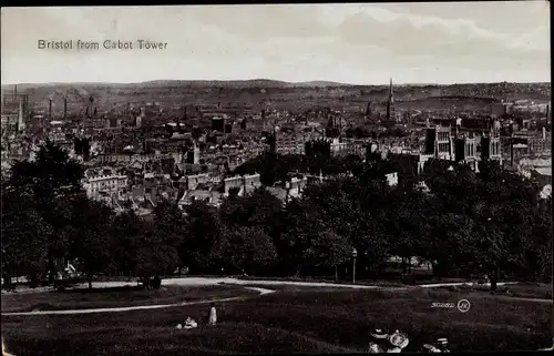 Ak Bristol South West England, View from Cabot Tower