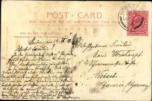 Ak London City, Charing Cross Hotel and Railway Station