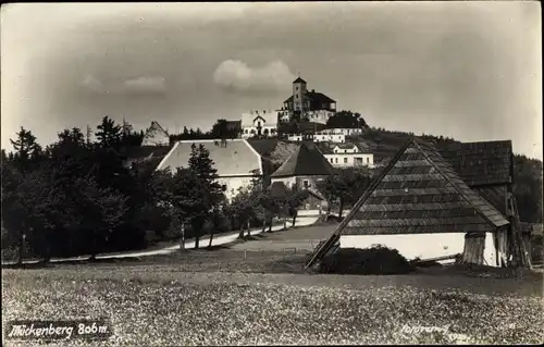 Ak Komáří hůrka Mückenberg Ústecký kraj Tschechien, Panorama