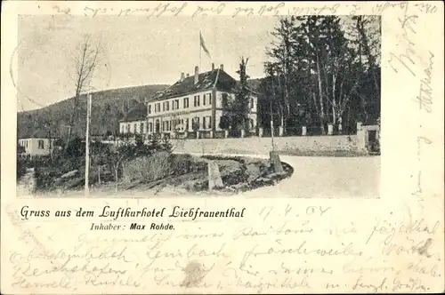Ak Goersdorf Görsdorf Bas Rhin, Luftkurhotel Liebfrauenthal