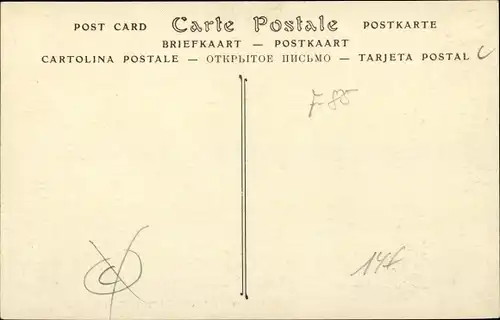 Ak La Roche sur Yon Vendee, Rue de Saumur