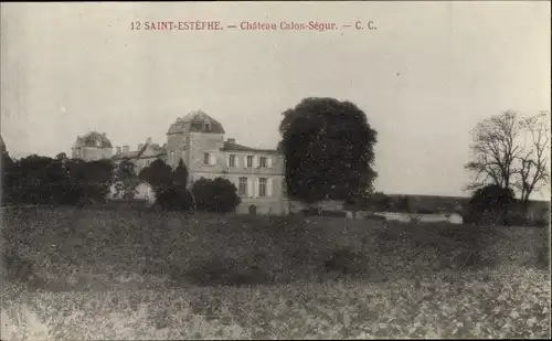Ak Saint Estephe Gironde, Chateau Calon Segur
