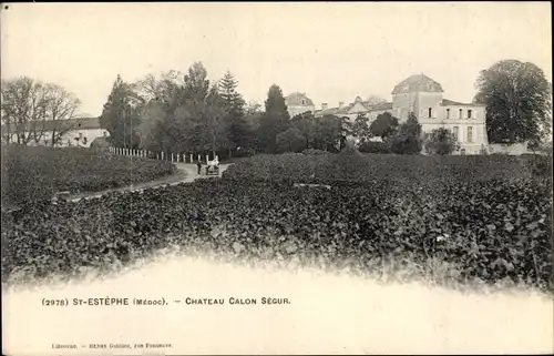 Ak Saint Estephe Gironde, Chateau Calon Segur