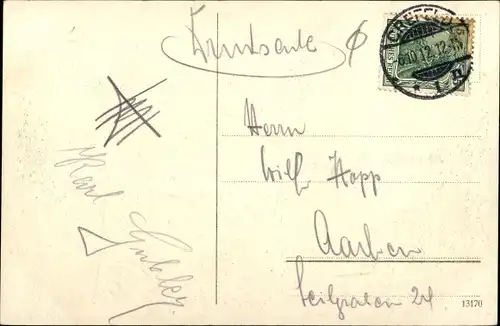 Ak Krefeld am Niederrhein, Königl Webeschule