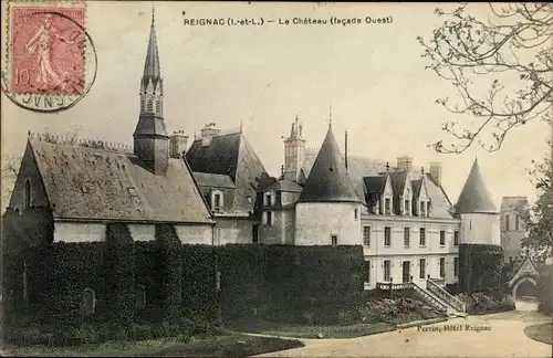 Ak Reignac Indre et Loire, Le Chateau