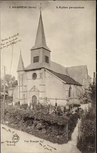 Ak Sompuis Marne, L'Eglise paroissiale