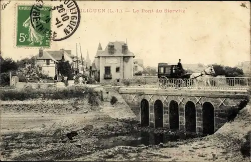 Ak Pouliguen Loire-Atlantique, Le Pont du Stervitz