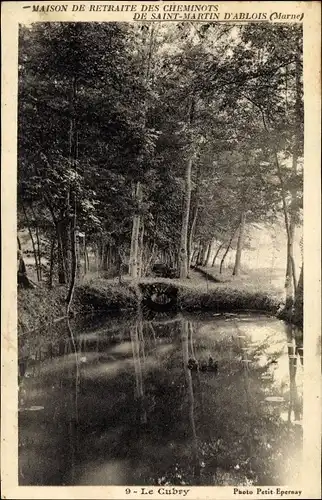 Ak Saint Martin d’Ablois Marne, Le Cubry