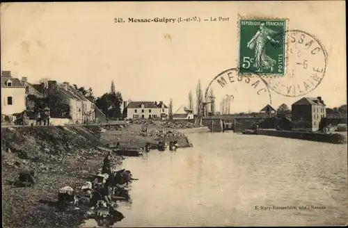 Ak Messac Ille et Vilaine, Le Port