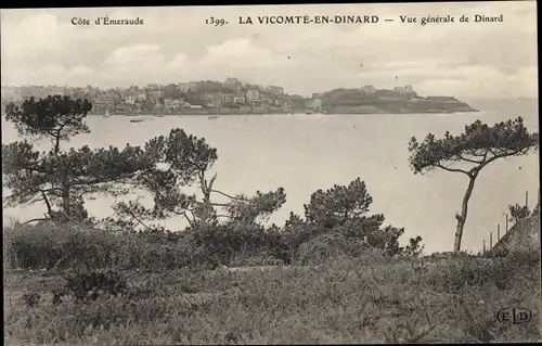 Ak Dinard Ille et Vilaine, Vue generale
