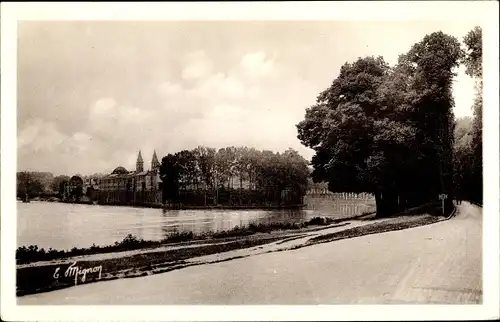 Ak Vaux le Pénil Seine et Marne, Promenades de Vaux et Pointe de l'Ile