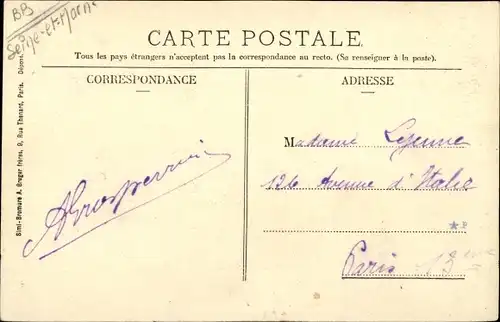 Ak Vaux le Pénil Seine et Marne, Pont des Chanois