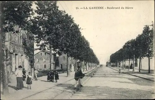 Ak Garenne Hauts de Seine, Boulevard du Havre