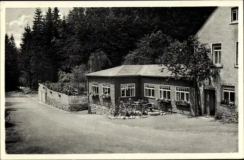 Ak Großrückerswalde im Erzgebirge, Schindelbachmühle