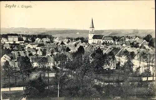 Ak Sayda im Erzgebirge, Gesamtansicht