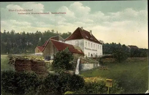 Ak Wendischkarsdorf Karsdorf Rabenau, Heidemühle, Sommerfrische