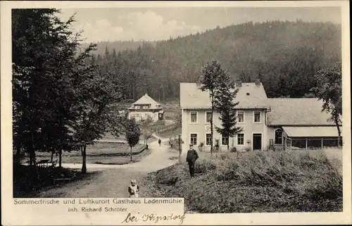 Ak Altenberg im Erzgebirge, Gasthaus Ladenmühle