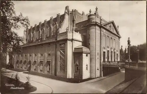 Ak Görlitz in der Lausitz, Stadthalle