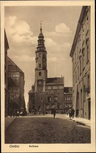 Ak Görlitz in der Lausitz, Rathaus