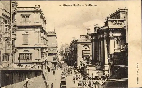 Ak Valletta Malta, Strada Reale
