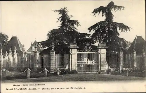 Ak Saint Julien Gironde, Chateau Beychevelle