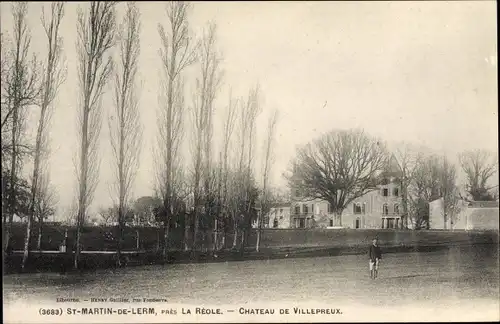 Ak Saint Martin de Lerm, Chateau de Villepreux