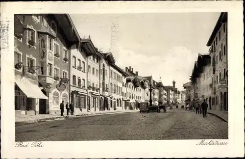 Ak Bad Tölz in Oberbayern, Marktstraße