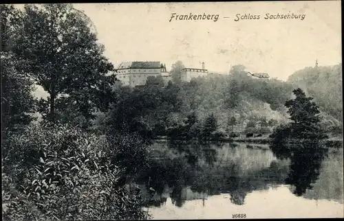 Ak Frankenberg an der Zschopau Sachsen, Schloss Sachsenburg