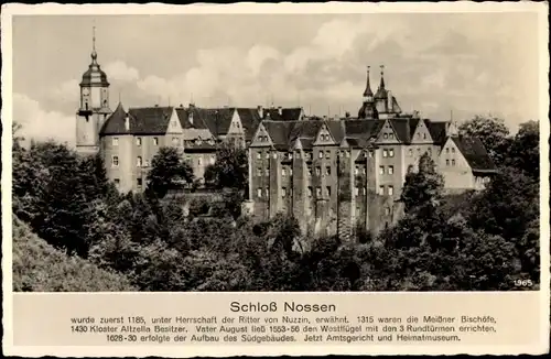 Ak Nossen Kr. Meißen, Schloß