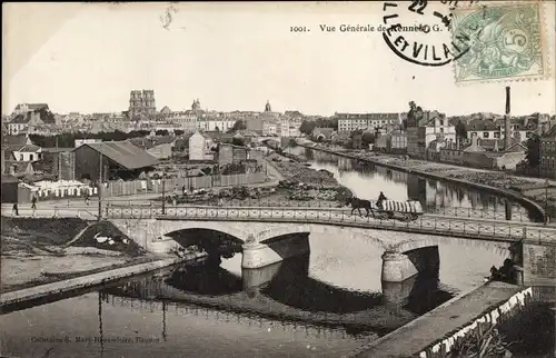 Ak Rennes Ille et Vilaine, Vue generale