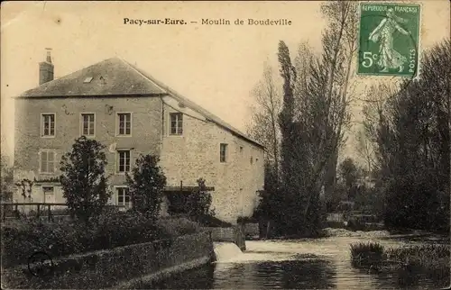 Ak Pacy sur Eure, Moulin de Boudeville