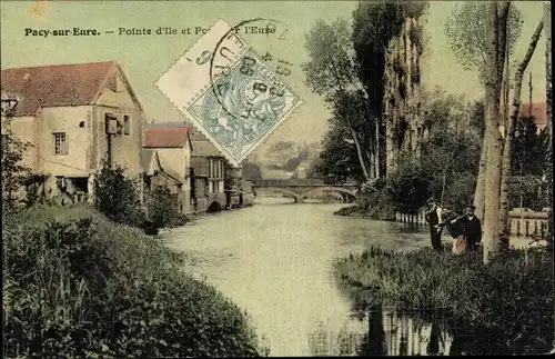 Ak Pacy sur Eure Eure, Pointe d'Ile