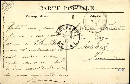 Ak Villeparisis Seine et Marne, Le Chateau de Morfonde