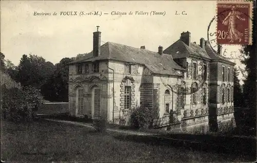 Ak Voulx Seine et Marne, Chateau de Vallery