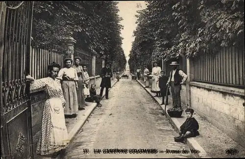 Ak Garenne Colombes Hauts de Seine, Avenue