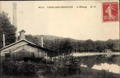 Ak Chalais Meudon Hauts de Seine, L'Etang
