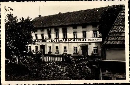 Foto Ak Kottmar in der Oberlausitz, Gasthof zur Kottmarschenke