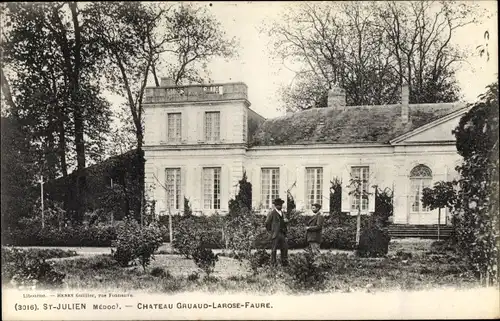 Ak Saint Julien Gironde, Chateau Gruaud Larose Faure