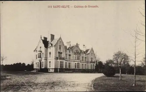 Ak Saint Selve Gironde, Chateau de Grenade