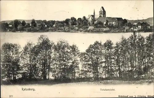 Ak Ratzeburg im Herzogtum Lauenburg, Totalansicht
