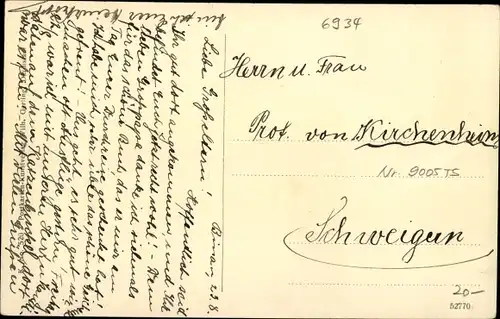 Ak Neckargerach in Baden Württemberg, Partie a. d. Seebach