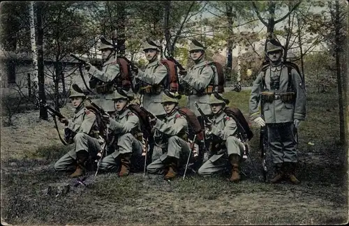 Ak Königlich Sächsisches Schützen Regiment, Prinz Georg, Felduniform