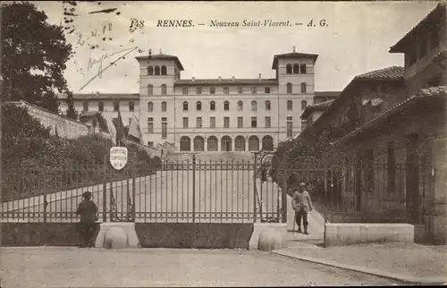 Ak Rennes Ille et Vilaine, Nouveau Saint Vincent