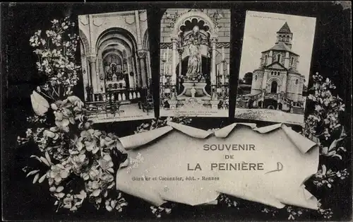 Ak Saint Didier Ille et Vilaine, La Peiniere, eglise