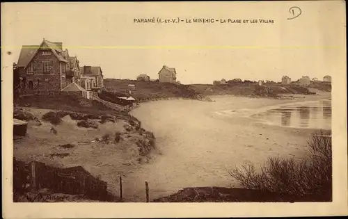 Ak Paramé Saint Malo Ille et Vilaine, La Palgeet les villas