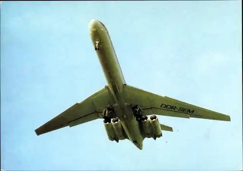 Ak DDR Interflug Flugzeug IL-62